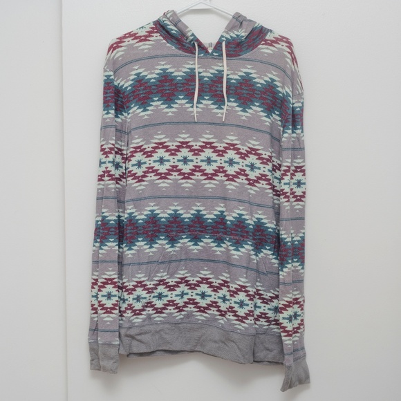 PacSun Other - PacSun lightweight aztec hoodie
